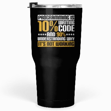 Discover Software Developer Binary Computer Science Funny P Tumblers 30 Oz