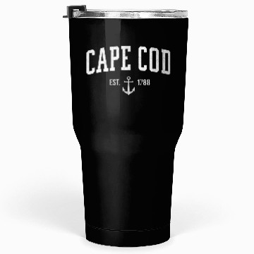 Discover Cape Cod Massachusetts 1788 Nautical Look Tumblers 30 Oz
