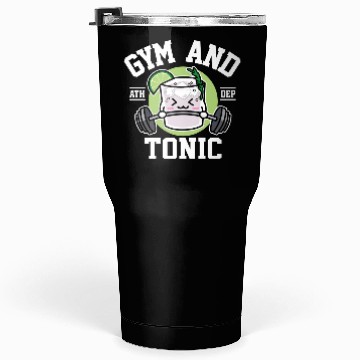 Discover Gym And Tonic Cute Drink And Workout Tumblers 30 Oz
