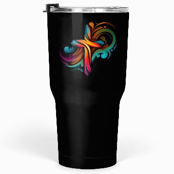 Discover Jesus Cross Painting Tumblers 30 Oz
