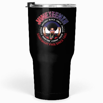 Discover Juneteenth Red White and Blue Power Tumblers 30 Oz