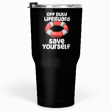 Discover Off Duty Lifeguard Tumblers 30 Oz