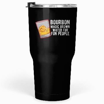 Discover Bourbon - Magic Brown Water Tumblers 30 Oz