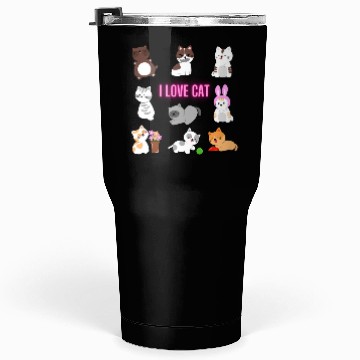 Discover I Love Cat Tumblers 30 Oz