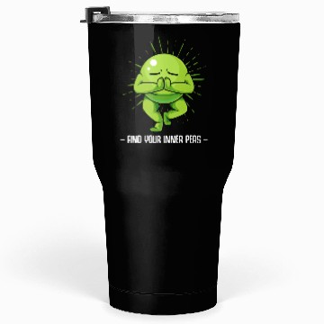Discover Peas Find Your Inner Peas Funny Vegetable Pun Tumblers 30 Oz