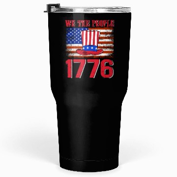 Discover We the People 1776 Independence Day US Patriot Tumblers 30 Oz