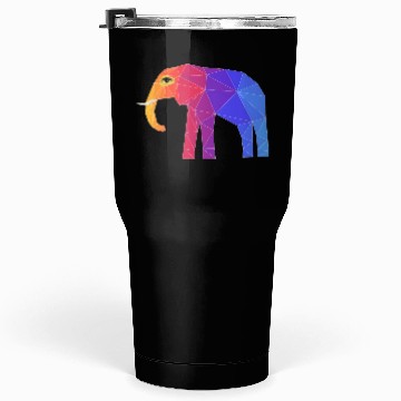 Discover Colorful Abstract Elephant Tumblers 30 Oz