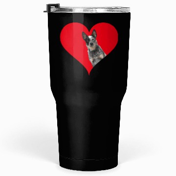 Discover Heart Shape Australian Cattle Dog'S Day Tumblers 30 Oz
