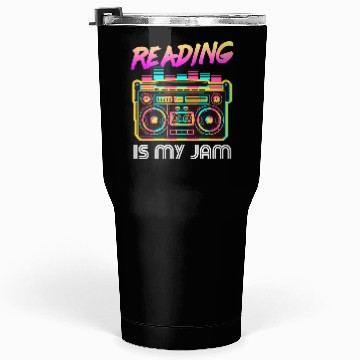 Discover Back To School Retro Reading Is My Jam 80S Teacher Tumblers 30 Oz