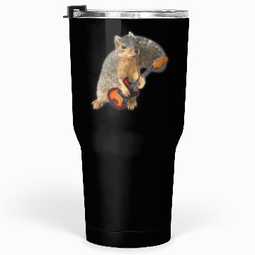 Discover Squirrel Playing Guitar Tumblers 30 Oz