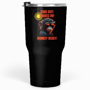 Discover Suns Out Shades On Monkey Ready Tumblers 30 Oz