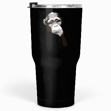 Discover Cute monkey in hands Tumblers 30 Oz