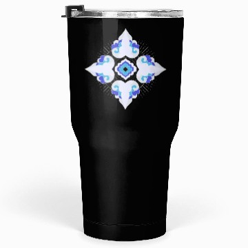 Discover Geometric Snowflakes Tumblers 30 Oz