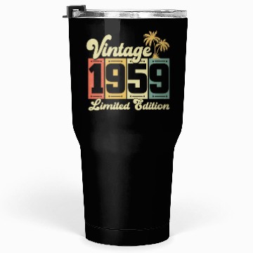 Discover Vintage 1959 64 Years Old 64Th Wo Tumblers 30 Oz