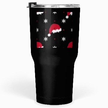Discover Santa Hat And Snowflakes Tumblers 30 Oz