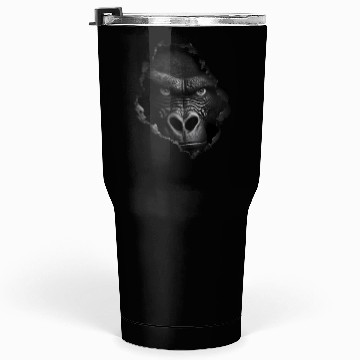 Discover Gorilla Face Wall Animal Print Animal Tumblers 30 Oz