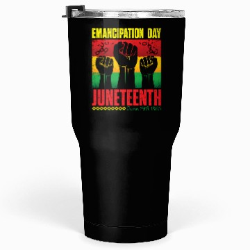 Discover Ecipation Day 1865 African American Juneteenth Fla Tumblers 30 Oz