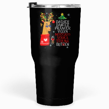 Discover Dasher Dancer Prancer Alcohol Dasher Dancer Wo'S Tumblers 30 Oz
