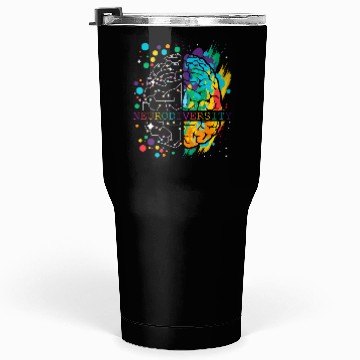Discover Embrace Neurodiversity Brain Autism Tumblers 30 Oz