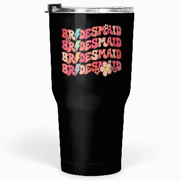 Discover Groovy Bridesmaid Wedding Bride Bachelorette Party Tumblers 30 Oz