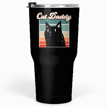 Discover Cat Daddy Synthwave Tumblers 30 Oz