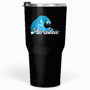 Discover Paradise green Tumblers 30 Oz