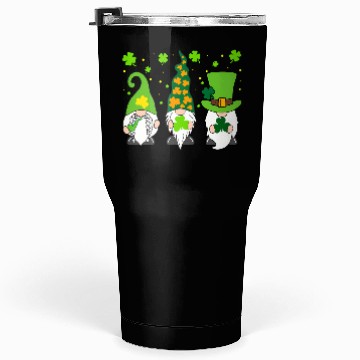 Discover St Patrick'S Day Three Gnomes Shamrock Irish Tumblers 30 Oz