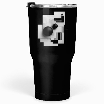 Discover Abstract Circles and Squares Tumblers 30 Oz