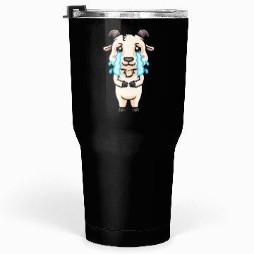 Discover Goat Sad Crying Emoticon Tumblers 30 Oz
