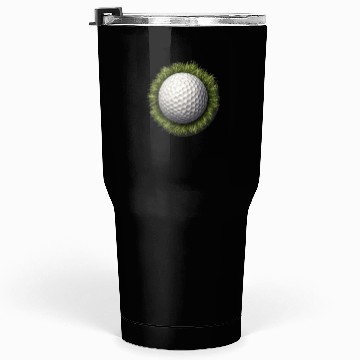 Discover Golf Ball Green Grass Golfer Golf Player Golfing Tumblers 30 Oz