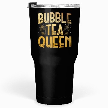 Discover Bubble Tea Queen Boba Tea Drinker Korean Drink Tumblers 30 Oz