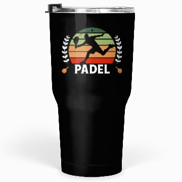 Discover Padel Tennis Paddle Paddleball Padel Platform Tumblers 30 Oz