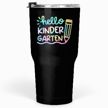 Discover Hello Kindergarten Tie Dye Teachers Back to Tumblers 30 Oz