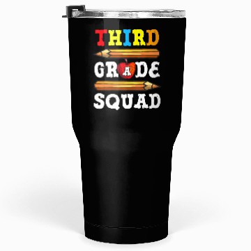 Discover Third Grade Squad Back To School 3rd Grade Tumblers 30 Oz