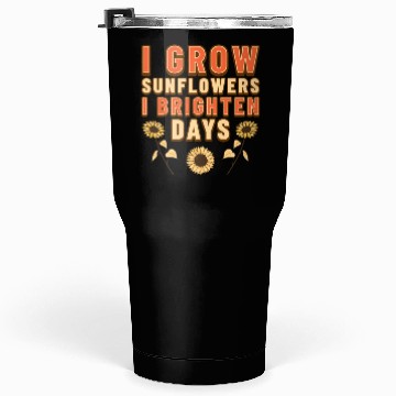 Discover Sunflowers and Farming Tumblers 30 Oz