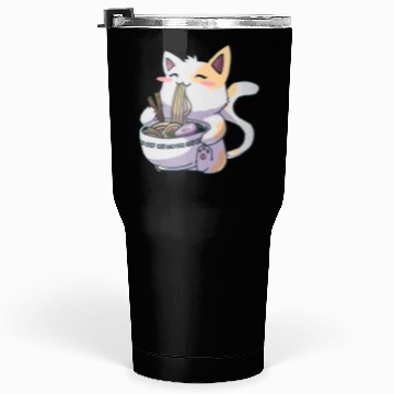 Discover Ramen Anime Kawaii Neko Cat Tumblers 30 Oz