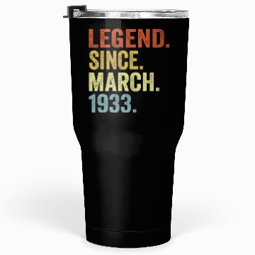 Discover 90 Legend Since March 1933 90Th Tumblers 30 Oz