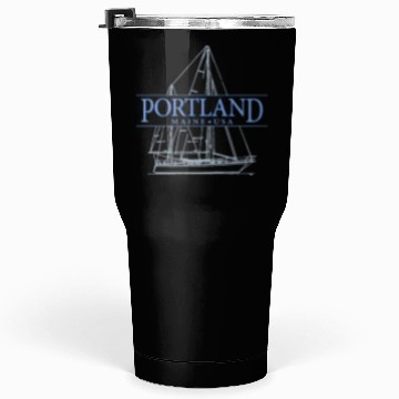 Discover Portland Maine Sailing Tumblers 30 Oz