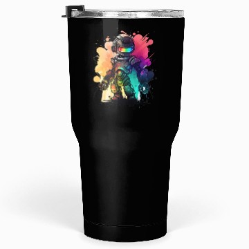 Discover Retro Robot Cute Robotic Engineer Technology Tumblers 30 Oz