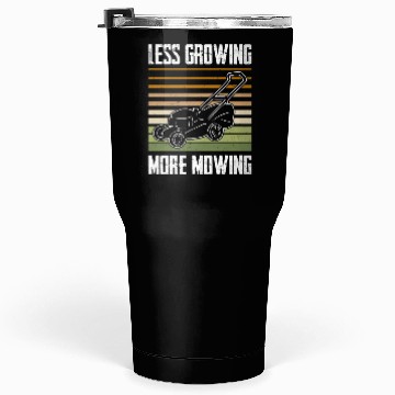 Discover Lawn Mowing Lawn Mower Gardener Gardening Tumblers 30 Oz