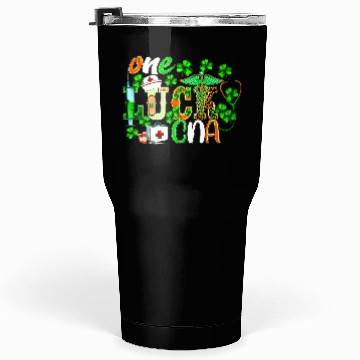 Discover St Patrick'S Day One Lucky Cna Leopard Tumblers 30 Oz