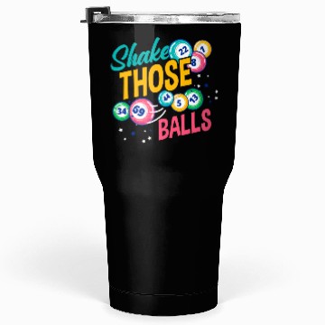 Discover Shake Those Balls Bingo Player Tumblers 30 Oz