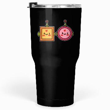 Discover Kawaii Robot Japanese Gift Tumblers 30 Oz