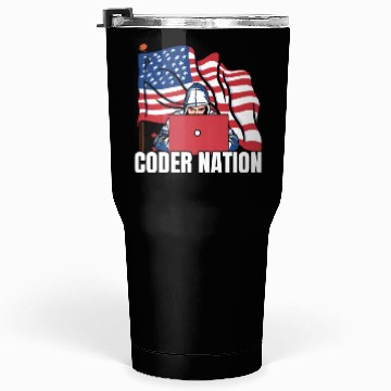 Discover Programmer Coder Us Flag Programming Coding Tumblers 30 Oz