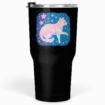 Discover Neon Star Cat Tumblers 30 Oz