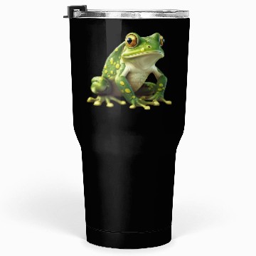 Discover Green Frog - Natural Design Tumblers 30 Oz