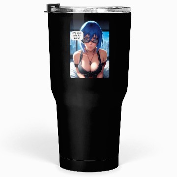 Discover Cyberpunk Waifu Influencer Design 10 Tumblers 30 Oz