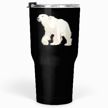 Discover Polar Bear Arctic Animal Realistic Tumblers 30 Oz
