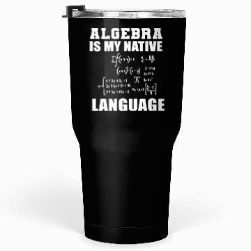Discover Native Language Math Teacher Gift Tumblers 30 Oz
