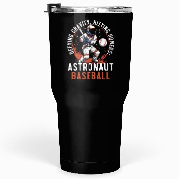 Discover Baseball Astronaut Baseball Player Outerspace Tumblers 30 Oz
